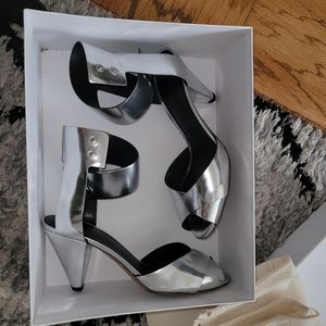 Preowned Isabel Marant sandals in silver size 40
